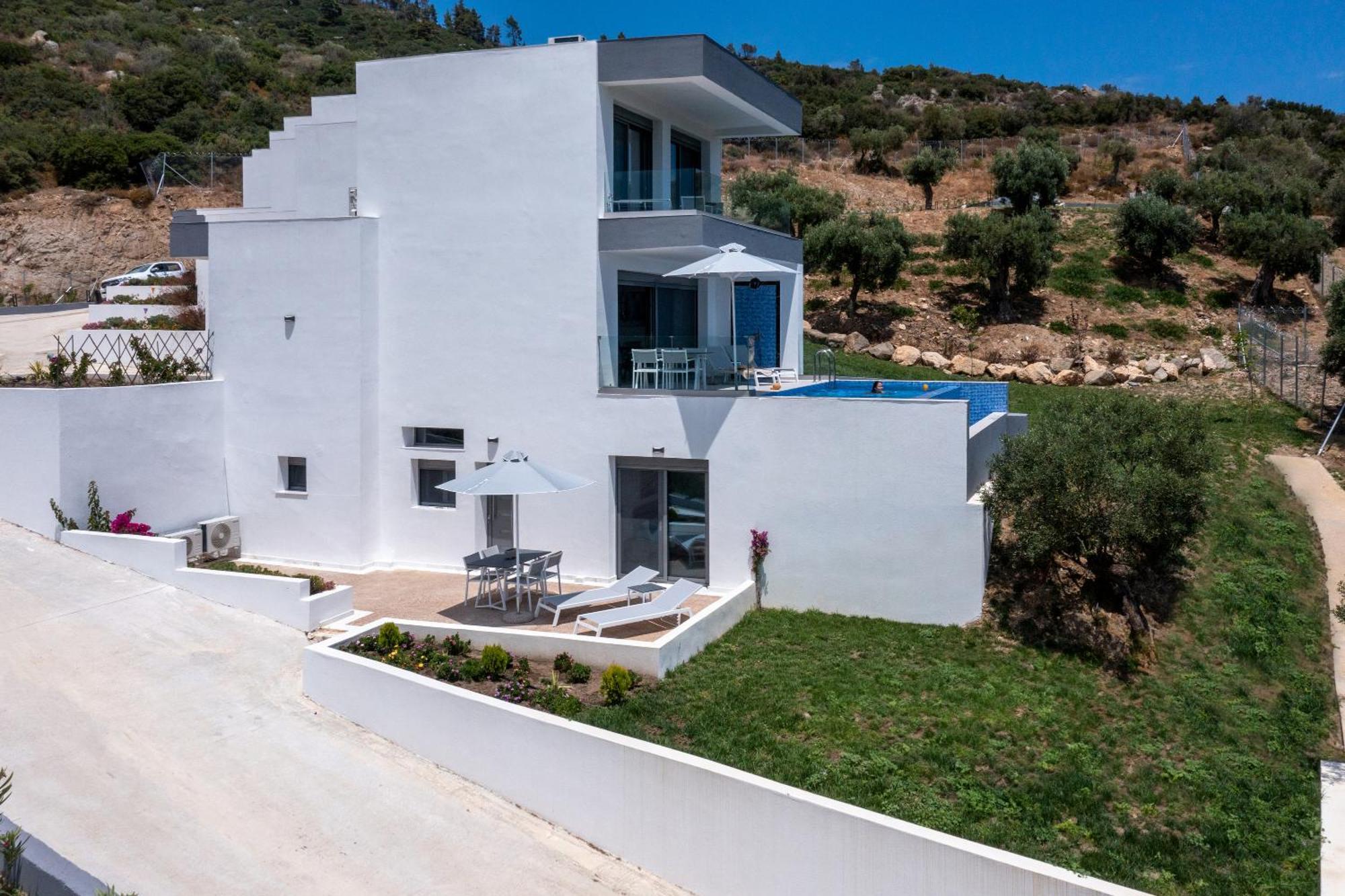 Elysium Villas Bellevue Sarti Buitenkant foto