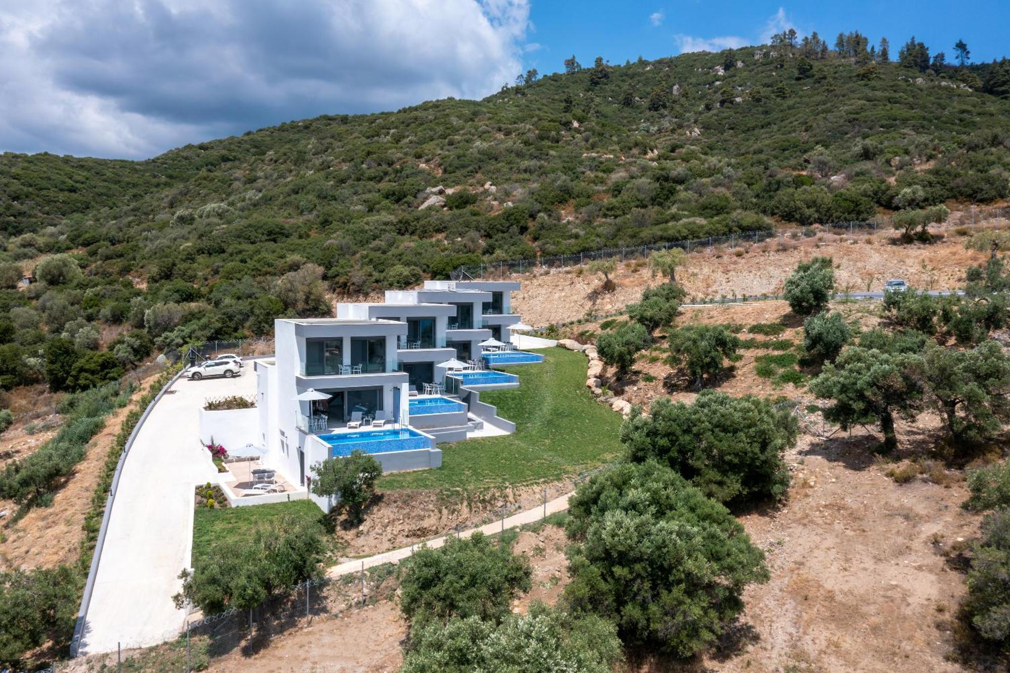 Elysium Villas Bellevue Sarti Buitenkant foto